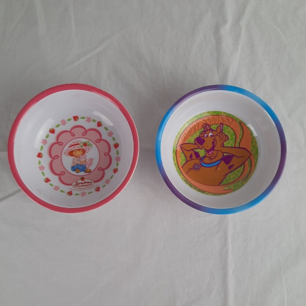Zak! Designs Child's 5.5" Bowls - Strawberry Shortcake and Scooby Snacks